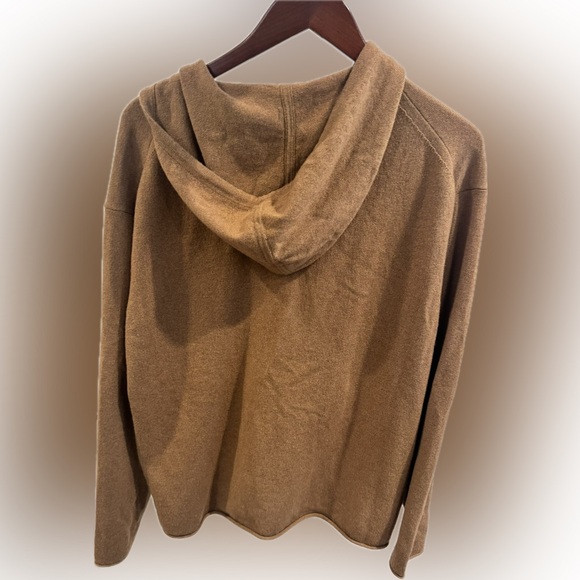 Guest in Residence Brown Cashmere Zip-Up Sweater - Picture 2 of 4